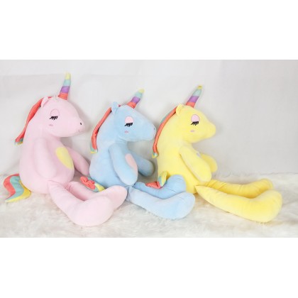 Unicorn （Stretch Cotton）SoftToys/PlushToys/KidsToys 60cm 长脚独角马（太空棉）娃娃玩具公仔60厘米